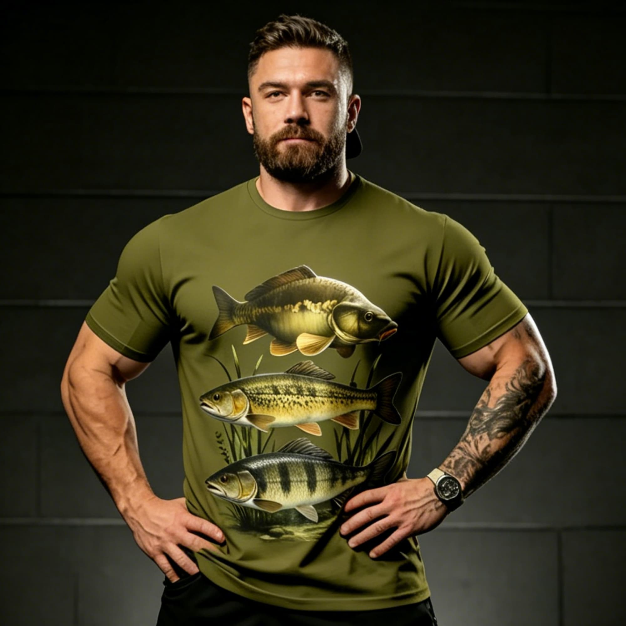 Men Army Green Freshwater Fish - đánh giá và giá Us Aquatic Sports