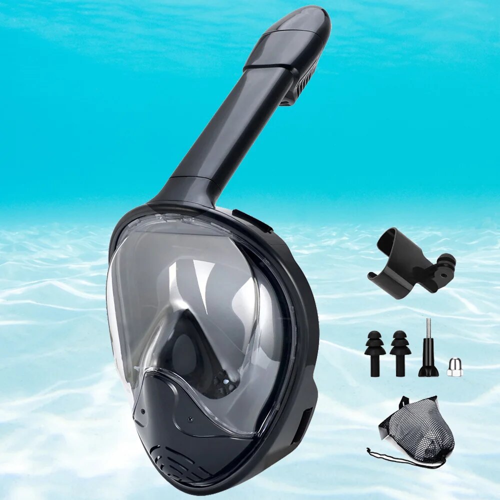 Underwater Snorkeling Full Fac - đánh giá và giá Freediving Mask Set