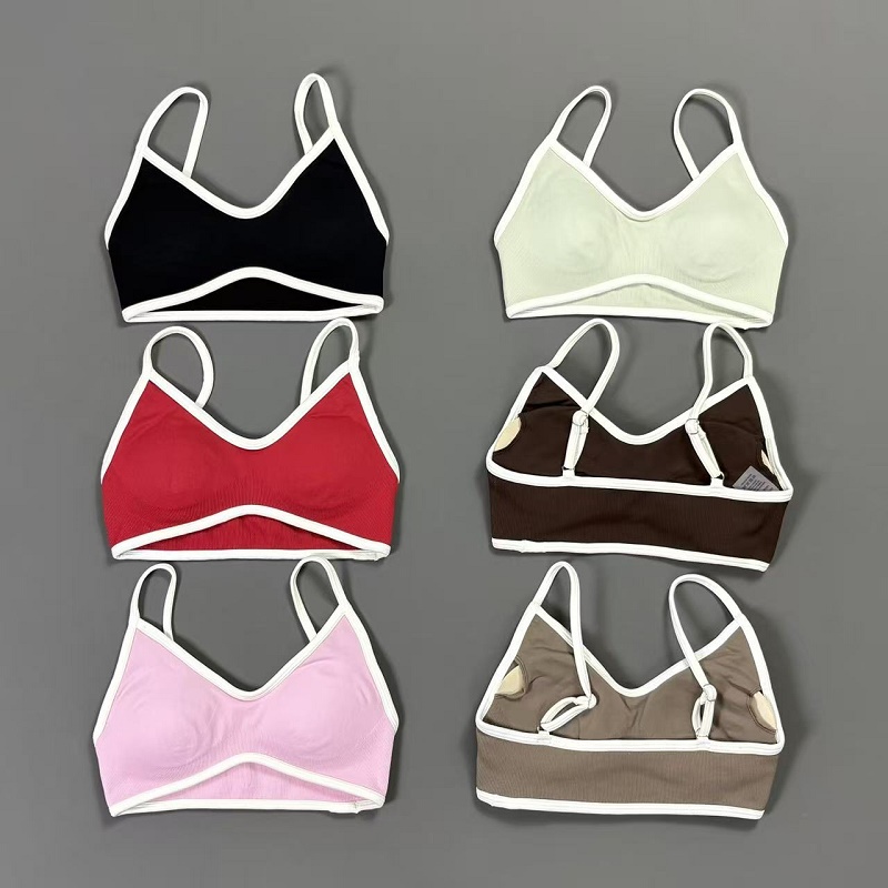 Women Contrastline Yoga Bra V  - đánh giá và giá Aquatic Sports Bra