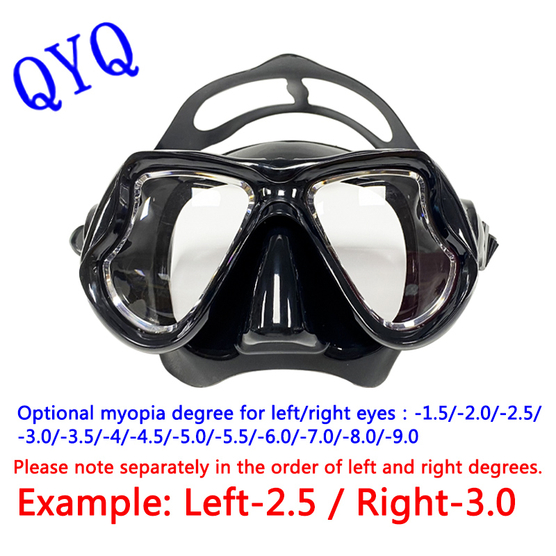 Cận Thị Lặn Mặt Nạ Lặn Biển Ng - đánh giá và giá Freediving Mask Set